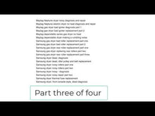 Load and play video in Gallery viewer, Dryers Both Gas and Electric - Reality Series